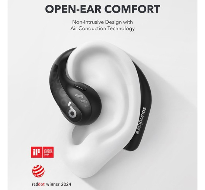 Навушники Anker Soundcore AeroFit Pro відкритого типу, Bluetooth 5.3, до 46 годин відтворення