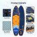 Дошка для веслування стоячи FunWater SUPFW43B 350*90*15 см синьо-жовта