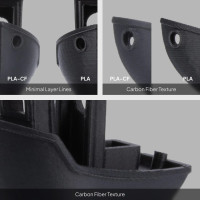 Філамент ELEGOO PLA-CF Carbon Fiber Black 1.75mm , екологічна паперова котушка, 1kg (50.203.0464)