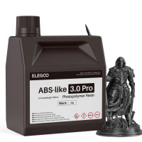 Фотополімерна смола для 3D принтера ELEGOO ABS-Like 3.0 pro resin 2000G Black