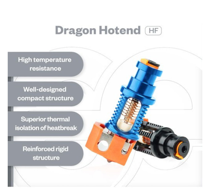 Хотенд Phaetus Dragon High Flow Edition, для Prusa/Creality CR-10/Ender 3