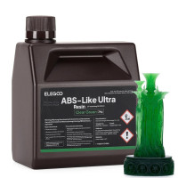 Фотополімерна смола для 3D принтера ELEGOO ABS-Like Ultra Resin 2000G Clear Green