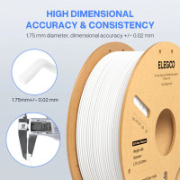 Філамент ELEGOO PLA+ Brown 1.75mm , екологічна паперова котушка, 1kg (50.203.0310)