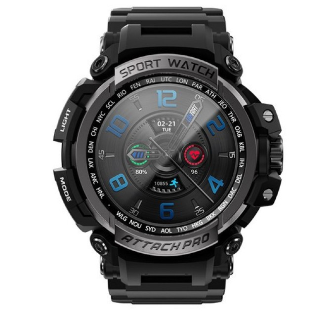 Смарт-годинник LOKMAT ATTACK Pro чорний