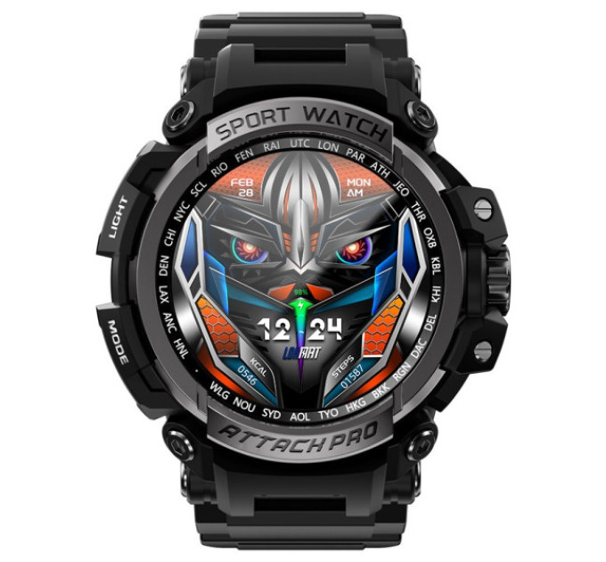 Смарт-годинник LOKMAT ATTACK Pro чорний