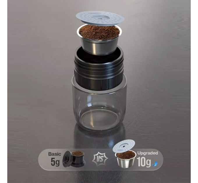 Портативна кавоварка HiBREW H4A 80 Вт 3-в-1 для еспресо