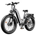 Електричний велосипед FENGQS H2 Pro, двигун 2*1000 Вт, акумулятор 52 В 20 Аг - сірий