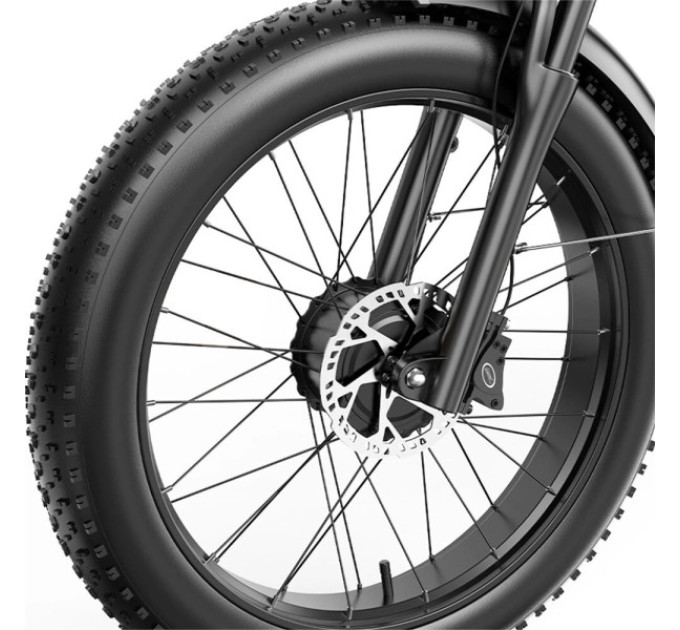 Електричний велосипед FENGQS H2 Pro, двигун 2*1000 Вт, акумулятор 52 В 20 Аг - сірий
