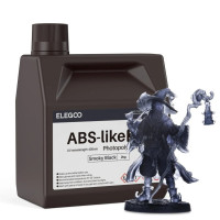 Фотополімерна смола для 3D принтера ELEGOO ABS-Like 3.0 resin 2000G Smoky Black