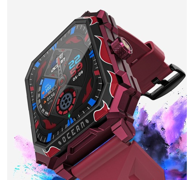 Смарт-годинник LOKMAT Ocean Max Sport червоний