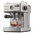 Напівавтоматична еспресо-машина HiBREW H10A, 20 бар, для холодної/гарячої кави - срібляста
