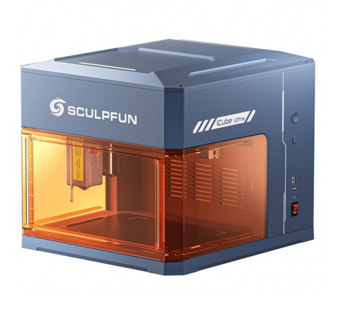 Лазерний гравер SCULPFUN iCube Ultra 12 Вт