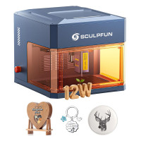 Лазерний гравер SCULPFUN iCube Ultra 12 Вт
