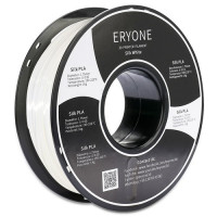 Філамент ERYONE Silk PLA для 3D-принтера 1,75 мм, допуск 0,03 мм, 1 кг - білий