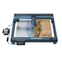 Лазерний гравер LONGER  B1 44-48 Вт + лазерна платформа + обертовий ролик з кронштейном