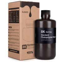 Фотополімерна смола для 3D принтера ELEGOO Standard Resin 8K 1000G Red Clay