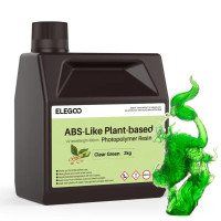 Фотополімерна рослинна смола Elegoo Plant-Based Resin Colored 2KG Clear Green