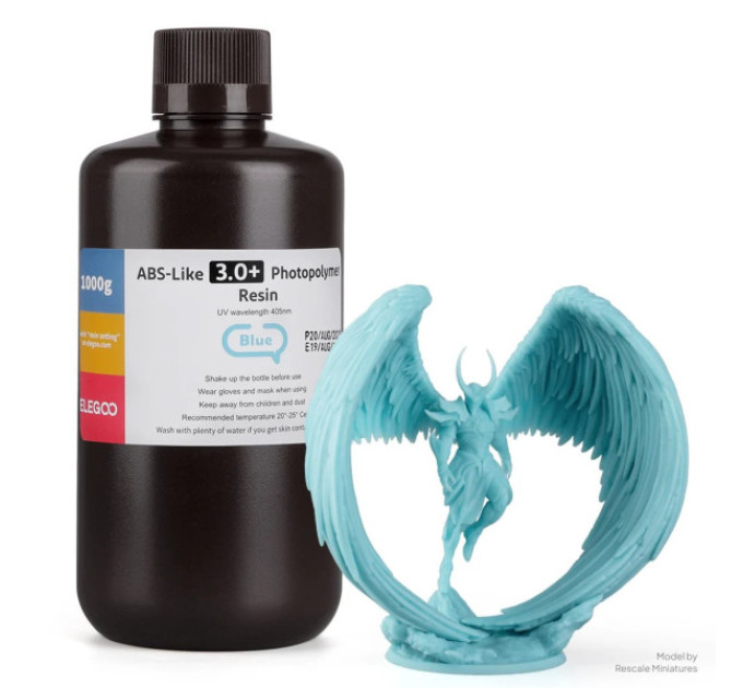 Фотополімерна смола для 3D принтера ELEGOO ABS-Like Resin V3.0+ 1000G Blue