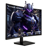 Ігровий монітор TITAN ARMY C27A1H, 27" - вигнутий VA-екран 1500R, 1920*1080, частота оновлення 300 Г
