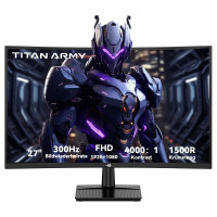 Ігровий монітор TITAN ARMY C27A1H, 27" - вигнутий VA-екран 1500R, 1920*1080, частота оновлення 300 Г