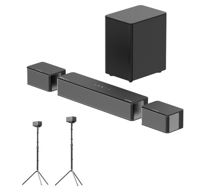Саундбар Ultimea Poseidon D60 5.1 + 1 пара * стійки для динаміків Steady 300