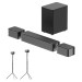 Саундбар Ultimea Poseidon D60 5.1 + 1 пара * стійки для динаміків Steady 300
