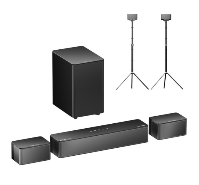 Саундбар Ultimea Poseidon D60 5.1 + 1 пара * стійки для динаміків Steady 300