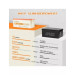 SUNHOOPOWER 12V 300Ah LiFePO4 батарея, 3840Wh енергії, вбудований 200A BMS, макс. 2560W потужність
