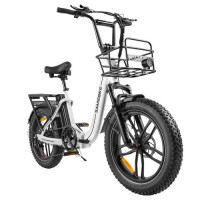 Електричний велосипед SAMEBIKE C05 Pro, двигун 500 Вт, акумулятор 36 В 13 Аг - білий