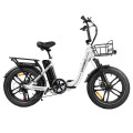 Електричний велосипед SAMEBIKE C05 Pro, двигун 500 Вт, акумулятор 36 В 13 Аг - білий