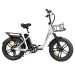 Електричний велосипед SAMEBIKE C05 Pro, двигун 500 Вт, акумулятор 36 В 13 Аг - білий