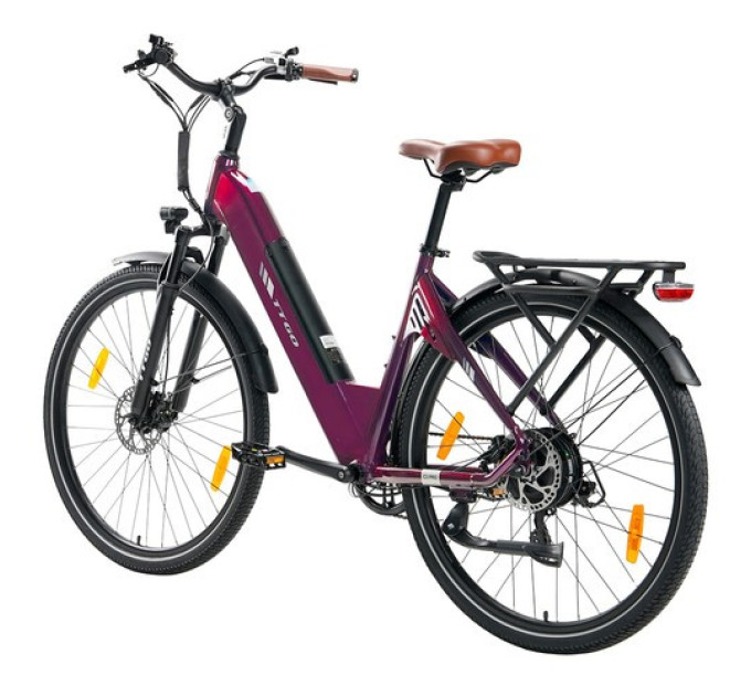 Електричний велосипед TTGO C3 Pro, двигун 250 Вт, акумулятор 36 В 20 Аг - червоний