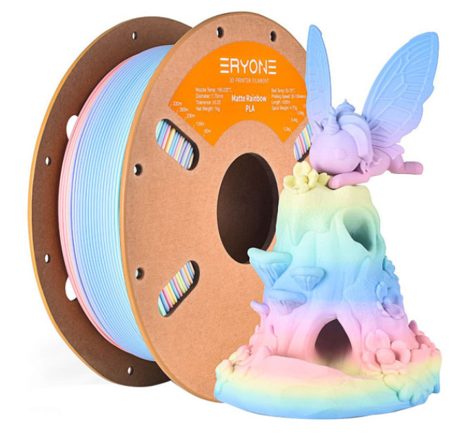 Матовий PLA-філамент ERYONE 1 кг - Райдужний