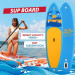 Дошка для веслування стоячи FunWater SUPFW31E 335*84*15 см синя