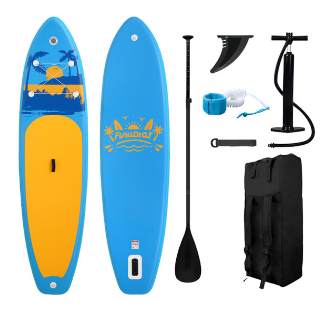 Дошка для веслування стоячи FunWater SUPFW31E 335*84*15 см синя